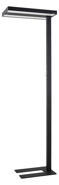 Stojací Lampa Arcchio, Logan Pro, stmívatelné, Černá, Pracovna, Hliník, Moderní