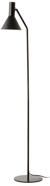 Stojací Lampa FRANDSEN, Lyss, Černá, Obývací pokoj, Kov, Design