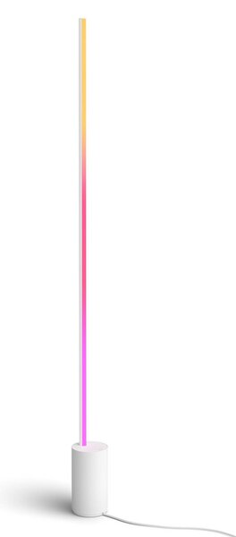 Stojací Lampa Philips Hue, Philips Hue Gradient Signe, stmívatelné, Bílá, Obývací pokoj, Kov