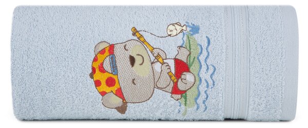 DĚTSKÝ BAVLNĚNÝ RUČNÍK BABY51 50X90 CM MODRÁ