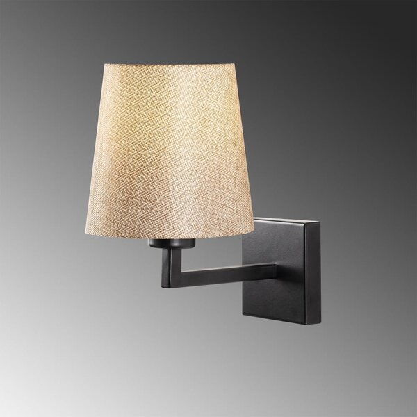 Černé/krémové nástěnné svítidlo ø 18 cm Profil – Opviq lights