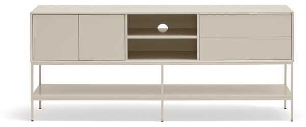 Krémový TV stolek 175x74x45 cm Platt – Teulat