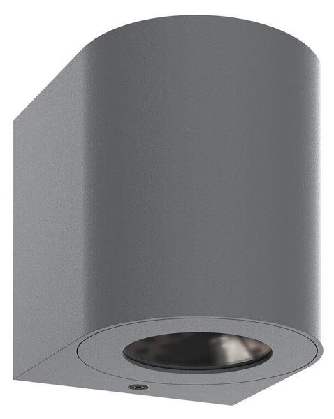 NOR 49701010 Venkovní nástěnné svítidlo Canto 2 2x6W LED šedá čirá - NORDLUX