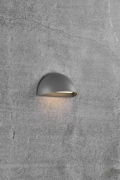 NOR 2019001010 Venkovní nástěnné svítidlo Arcus 9,5W LED šedá opál - NORDLUX