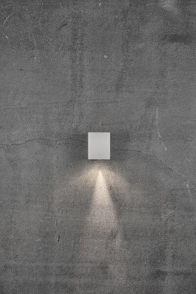 NOR 49711001 Venkovní nástěnné svítidlo Canto Kubi 2 2x6W LED bílá čirá - NORDLUX