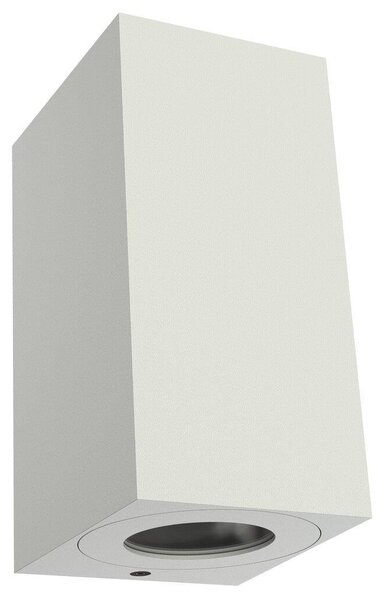 NOR 49731001 Venkovní nástěnné svítidlo Canto Maxi Kubi 2 2x28W GU10 bílá čirá - NORDLUX