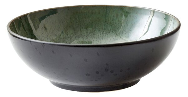Zelená/černá mísa z kameniny ø 30 cm Gastro Green/Black – Bitz