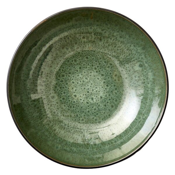 Zelená/černá mísa z kameniny ø 30 cm Gastro Green/Black – Bitz