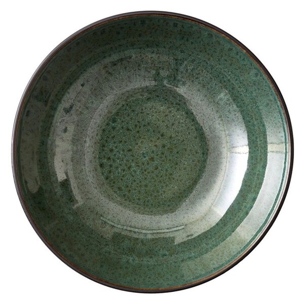 Zelená/černá mísa z kameniny ø 30 cm Gastro Green/Black – Bitz