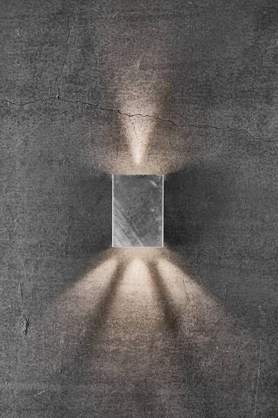 NOR 2019041031 Venkovní nástěnné svítidlo Fold 10 2x3,5W LED galvanizovaná ocel čirá - NORDLUX