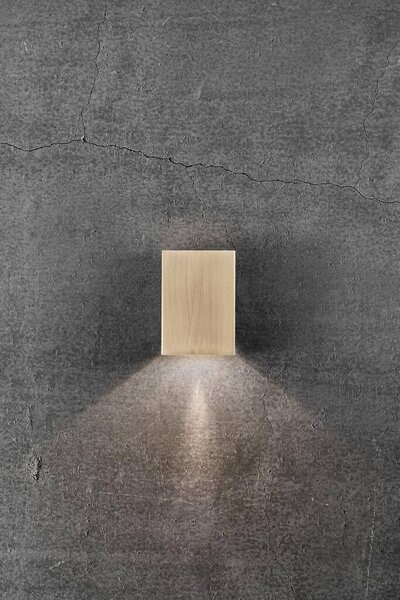 NOR 2019041035 Venkovní nástěnné svítidlo Fold 10 2x3,5W LED mosaz čirá - NORDLUX