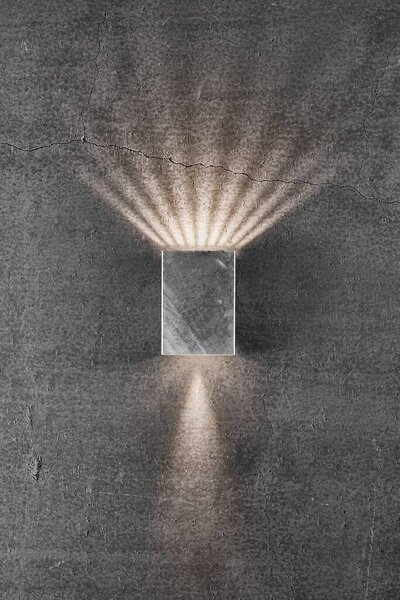 NOR 2019041031 Venkovní nástěnné svítidlo Fold 10 2x3,5W LED galvanizovaná ocel čirá - NORDLUX
