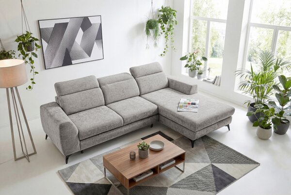 ROHOVÁ SEDAČKA, textil, cappuccino Livetastic - Sedací soupravy, Online Only