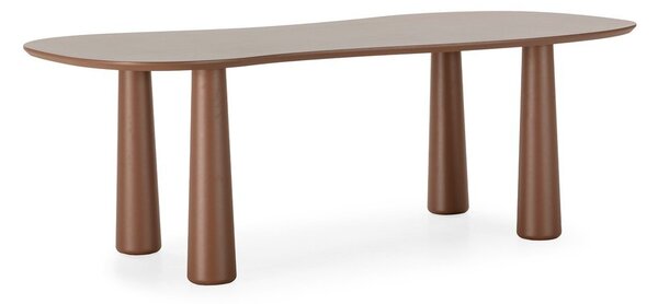 Jídelní stůl s deskou z borovicového dřeva 110x220 cm Nahia – MOME