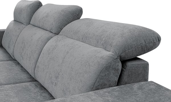 ROHOVÁ SEDAČKA, textil, antracitová Livetastic - Sedací soupravy, Online Only
