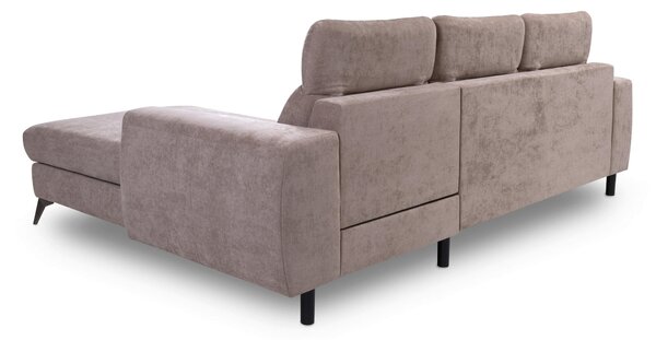 ROHOVÁ SEDAČKA, textil, béžová Livetastic - Sedací soupravy, Online Only