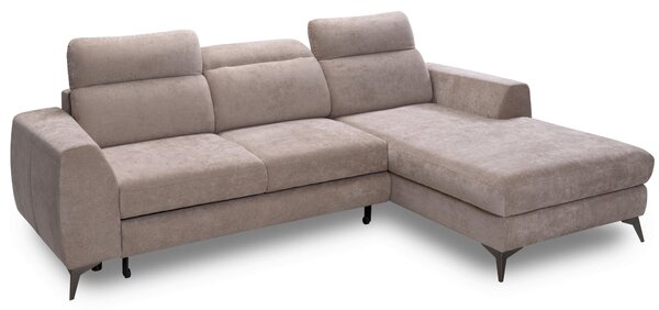 ROHOVÁ SEDAČKA, textil, béžová Livetastic - Sedací soupravy, Online Only