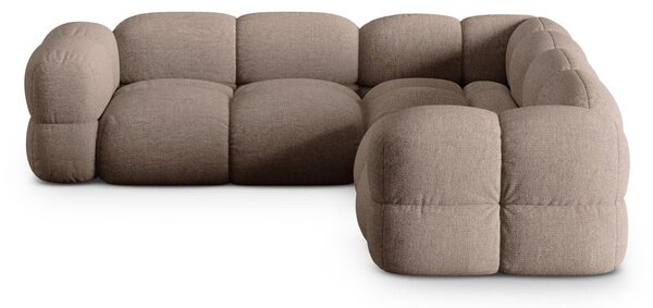 Hnědá rohová pohovka Loretto – Cosmopolitan Design