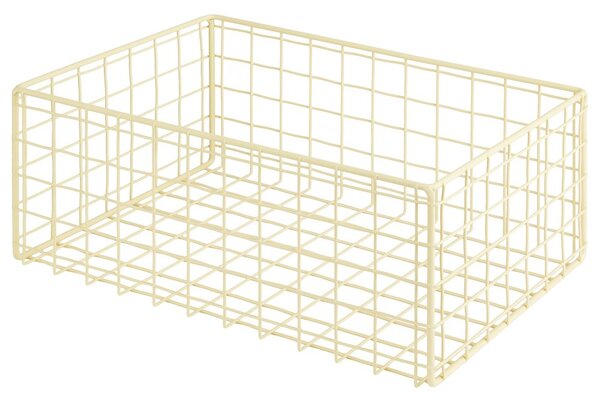 DEPOSIT Úložný kovový koš 30 x 20 cm - žlutá