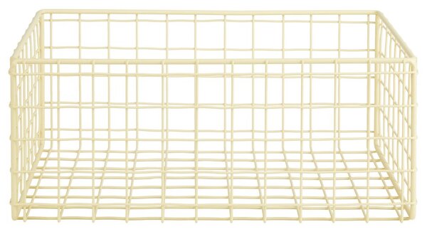 DEPOSIT Úložný kovový koš 30 x 20 cm - žlutá