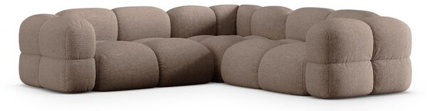 Hnědá rohová pohovka Loretto – Cosmopolitan Design