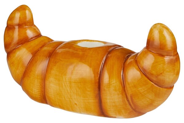 CROISSANT Svícen na dlouhou svíčku - hnědá