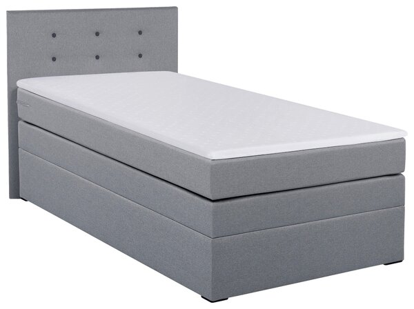 POSTEL BOXSPRING, 90/200 cm, šedá MID.YOU - Postele s úložným prostorem, Online Only