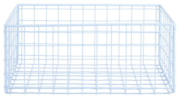 DEPOSIT Úložný kovový koš 30 x 20 cm - sv. modrá