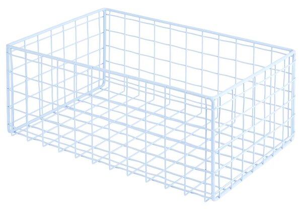 DEPOSIT Úložný kovový koš 30 x 20 cm - sv. modrá