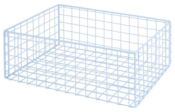 DEPOSIT Úložný kovový koš 24 x 34 cm - sv. modrá