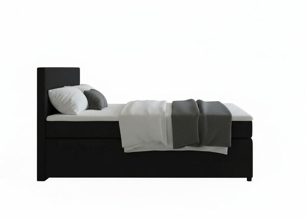 POSTEL BOXSPRING, 140/200 cm, barvy grafitu MID.YOU - Jednolůžkové postele, Online Only
