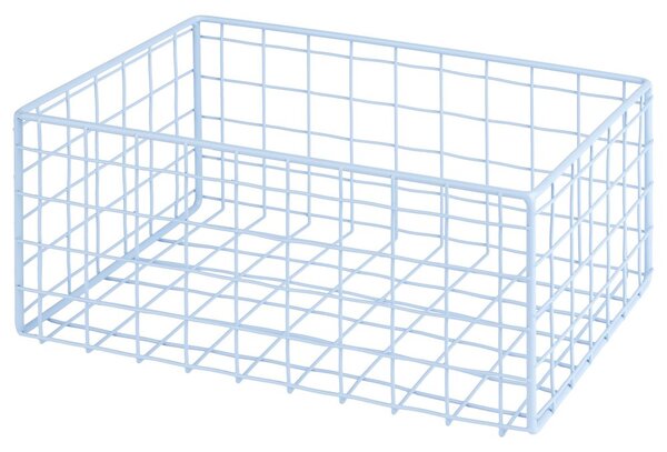 DEPOSIT Úložný kovový koš 26 x 17 cm - sv. modrá
