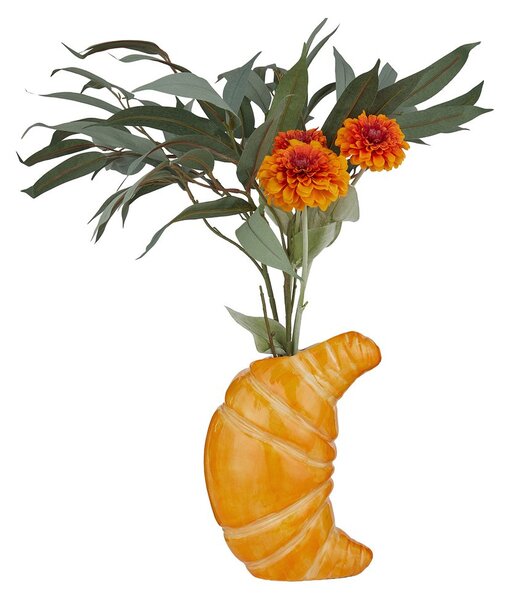 CROISSANT Váza 25 cm - sv. hnědá