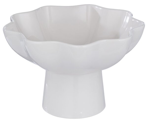 LOUISE Mísa s nohou 23 cm - krémová