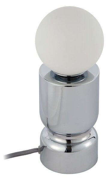 CHROME Stolní lampa 23 cm - stříbrná