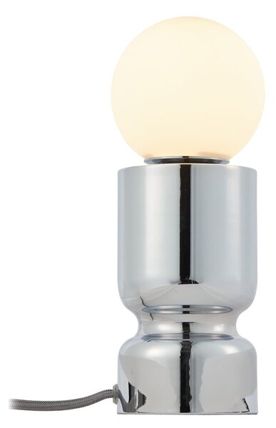 CHROME Stolní lampa 23 cm - stříbrná