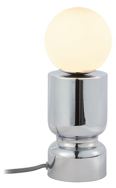 CHROME Stolní lampa 23 cm - stříbrná