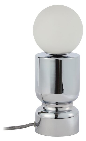 CHROME Stolní lampa 23 cm - stříbrná