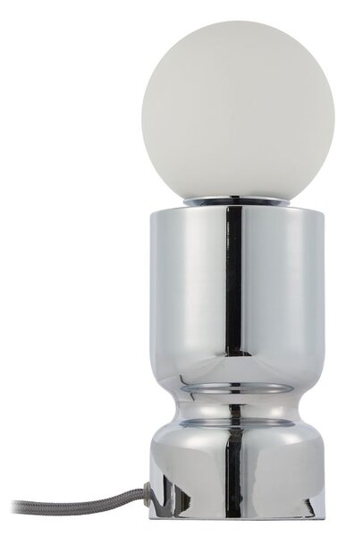 CHROME Stolní lampa 23 cm - stříbrná