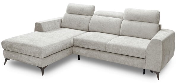 ROHOVÁ SEDAČKA, textil, slonovinová Livetastic - Sedací soupravy, Online Only