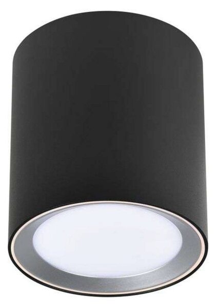 Nordlux Stropní bod LED Landon Smart, černý, výška 14 cm, stmívatelný, Černá, Obývací pokoj / jídelna, kov