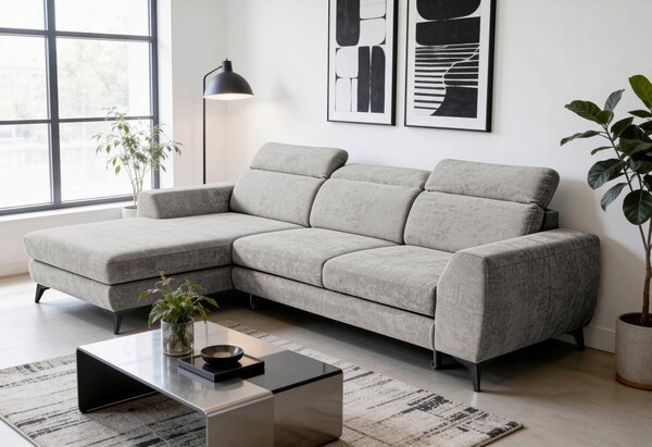 ROHOVÁ SEDAČKA, textil, cappuccino Livetastic - Sedací soupravy, Online Only