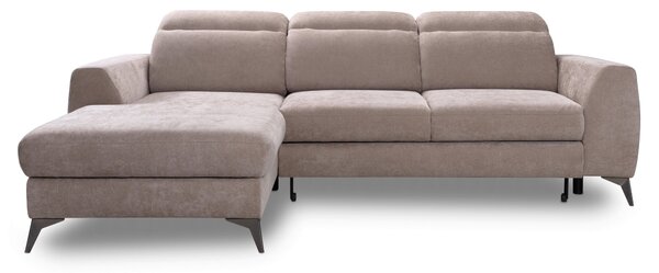ROHOVÁ SEDAČKA, textil, béžová Livetastic - Sedací soupravy, Online Only