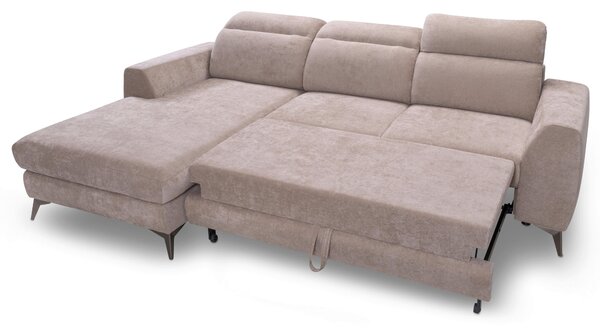ROHOVÁ SEDAČKA, textil, béžová Livetastic - Sedací soupravy, Online Only
