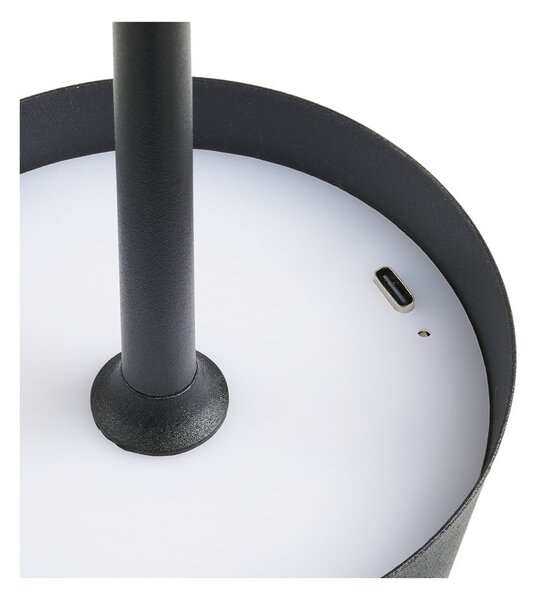 Černá LED stolní lampa (výška 37 cm) Bradford – House Nordic