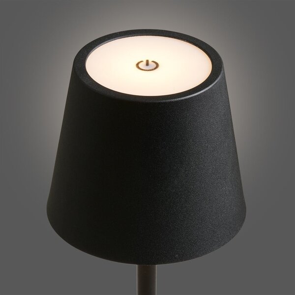 Černá LED stolní lampa (výška 37 cm) Bradford – House Nordic