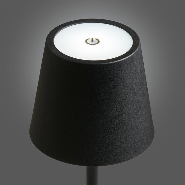 Černá LED stolní lampa (výška 37 cm) Bradford – House Nordic