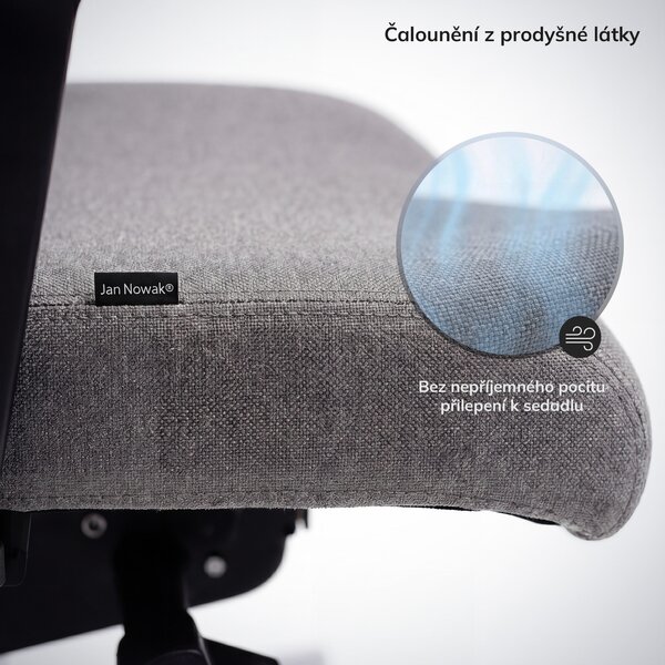 Ergonomická kancelářská židle šedá VECTOR