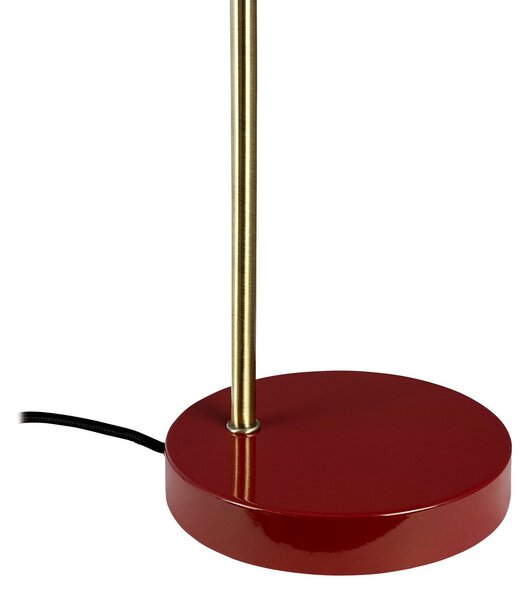 Stolní lampa Dyberg Larsen, Ocean, Červená, Obývací pokoj, Kov, Design