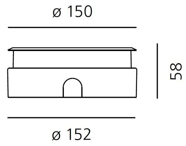 AR T40017ELPTW00 Ego 150 Flat sklo pochozí EL 3000K kruh - ARTEMIDE